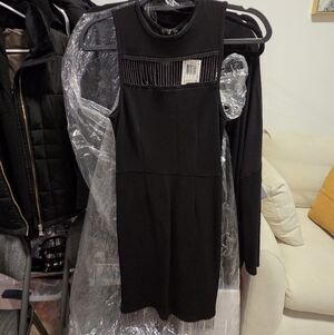 French Connection Elegant Black Sleeveless Dress